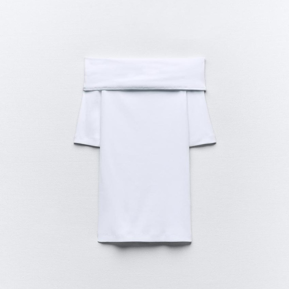 Zara Rouched Bandeau Top - Picture 3 of 6